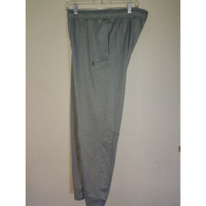 Nike Therma-Fit Men's SweatPants Large Fleece Tapered Joggers Slacker KO Gray